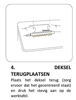 4. REPLACE LID 4. DISCARD