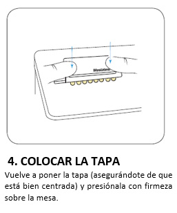 4. REPLACE LID 4. DISCARD