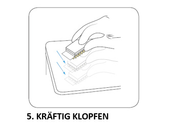 5. KRÄFTIG KLOPFEN 5. KRÄFTIG KLOPFEN