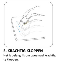 5. TAP FIRMLY 5. COLLECT