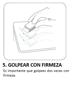 5. TAP FIRMLY 5. COLLECT